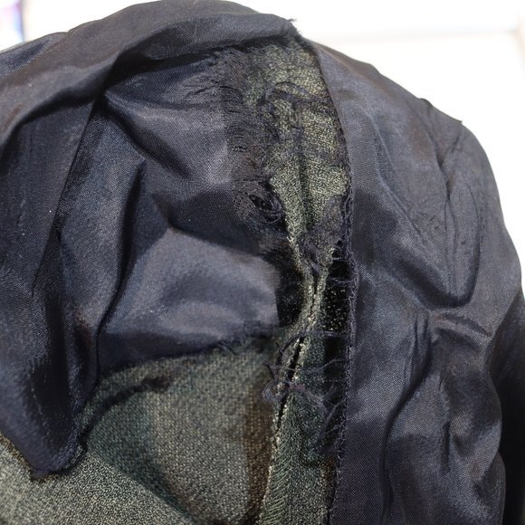 Vintage Tahari Gray Green Matching Long Line Blazer & Pants Suit Set 12 - Picture 14 of 16